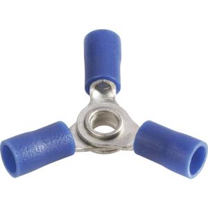 Vogt Verbindungstechnik 3631a3 Splitter Dwarsdoorsnede (max.): 2.50 mm² Gat diameter: 4 mm Deels geïsoleerd Blauw 1 stuk(s)