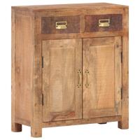 Dressoir 65x30x75 cm massief ruw mangohout