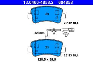 ATE Remblokset 13.0460-4858.2