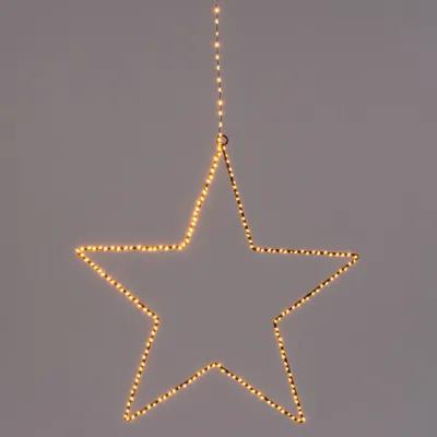 STER METAAL 200LED IP44 TRAFO MET TIMER EN DIMMER 37CM CLASSIC WARM