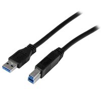 StarTech.com 1 m gecertificeerde SuperSpeed USB 3.0 A-naar-B-kabel M/M
