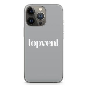 Topvent Grijs Wit: iPhone 13 Pro Transparant Hoesje