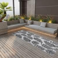 VidaXL Buitenkleed arakil 80x250 cm polypropeen zwart