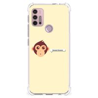 Motorola Moto G30 | G20 | G10 Stevig Bumper Hoesje Monkey