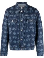 Billionaire Boys Club veste en jean à imprimé graphique - Bleu