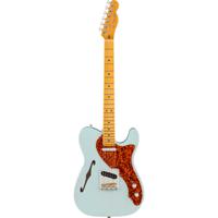Fender American Professional II Telecaster Thinline MN Transparent Daphne Blue met koffer - thumbnail