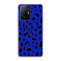 Blue Leopard: Xiaomi 11T Pro Transparant Hoesje