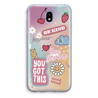 Positivity: Samsung Galaxy J5 (2017) Transparant Hoesje