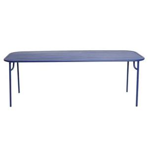 Petite Friture Week-end tuintafel 220x85 blauw