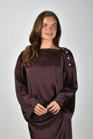 Sea Me Happy top Pamela Satin brownie