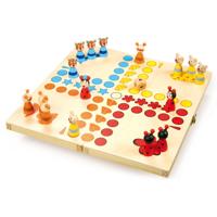 Small Foot - houten ludo dieren