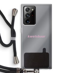 kwetsbaar: Samsung Galaxy Note 20 Ultra / Note 20 Ultra 5G Transparant Hoesje met koord