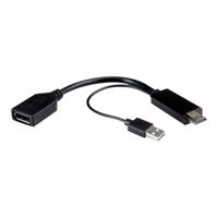 ROLINE 4K HDMI/DisplayPort Adapter, v1.2, HDMI Male - DP Female, Actief