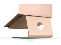 rain design Rain Design mStand 360 Laptop Stand + Swivel Base Rose Gold actie pakket 5+1 gratis