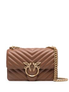 PINKO mini sac porté épaule Love One - Marron