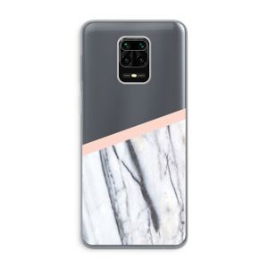 A touch of peach: Xiaomi Redmi Note 9 Pro Transparant Hoesje