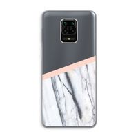 A touch of peach: Xiaomi Redmi Note 9 Pro Transparant Hoesje