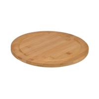 Broodplank - rond - D25 cm - bamboe - serveerplank - snijplank