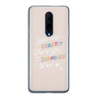 Right Place: OnePlus 7 Pro Transparant Hoesje