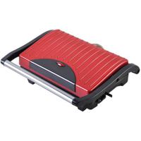 Contactgrill - Tosti Apparaat - Tosti Ijzer - Aigi Wirmo - Cool Touch - RVS - Rood - thumbnail