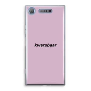 kwetsbaar: Sony Xperia XZ1 Transparant Hoesje