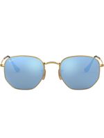 Ray-Ban lunettes de soleil Hexagonal Flat - Or - thumbnail