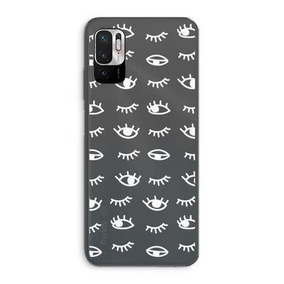 Eye pattern #3: Xiaomi Redmi Note 10 5G Transparant Hoesje