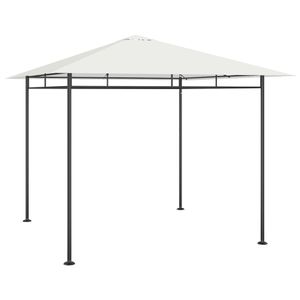 VidaXL Prieel 180 g/m² 3x3x2,7 m crèmekleurig