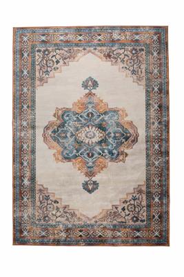 Vloerkleed Mahal Blue/Brick 200x300 Vloerkleed Mahal Blue/Brick 200x300