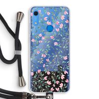 Sierlijke bloemen: Huawei Y6s Transparant Hoesje met koord