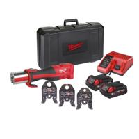 Milwaukee M18 BLHPT-202C V-Set FORCE LOGIC™ Accu hydraulische perstool 18V 2.0Ah in koffer - 4933451134
