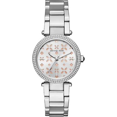 Michael Kors Mini Parker zilveren wijzerplaat dameshorloge MK6483