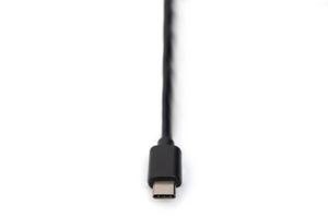 Digitus DA-70166 1m USB-C D-Sub Mannelijk Mannelijk Zwart USB-kabel