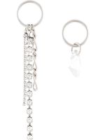 Justine Clenquet boucles d'oreilles Ewan dépareillées - Argent - thumbnail