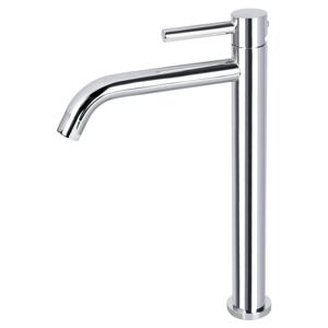 Differnz hoge kraan koud/warm - gebogen - 30.6 x 17.4 cm - mat chroom