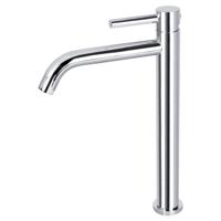 Differnz hoge kraan koud/warm - gebogen - 30.6 x 17.4 cm - mat chroom