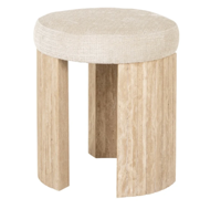 Poef Gallice Natural Travertine
