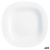 Dessertbord Luminarc Carine Blanco Wit Glas 19 cm (24 Stuks)