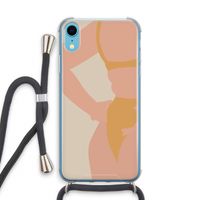 Bikini body: iPhone XR Transparant Hoesje met koord