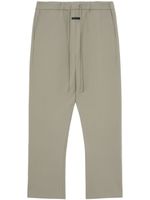 Fear Of God logo-patch drawstring trousers - Gris