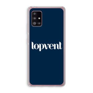 Topvent Navy: Samsung Galaxy A51 5G Transparant Hoesje
