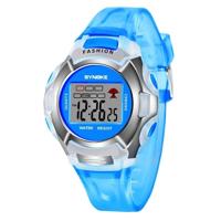 SYNOKE 99329 waterdicht lichtgevende sport elektronische horloge voor kinderen (blauw)