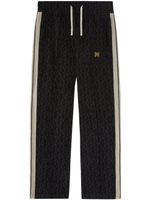 Palm Angels dragon-monogram track pants - Noir