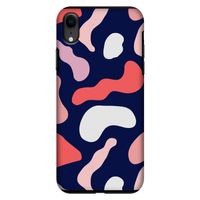 Memphis Shapes Pink: iPhone XR Tough Case