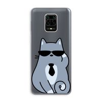 Cool cat: Xiaomi Redmi Note 9 Pro Transparant Hoesje