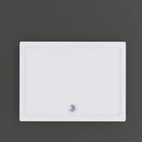 Douchebak BWS Laveria Vierkant Arcryl 90x80 cm Zelfdragend Inclusief Plint Wit Boss & Wessing
