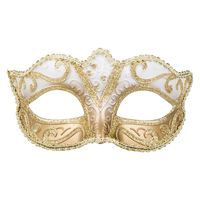 Oogmasker Goud Venice felina - thumbnail