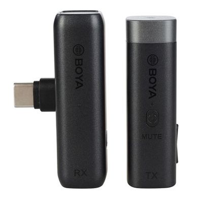 Boya 2.4 ghz dasspeld microfoon draadloos by-wm3u voor usb-c