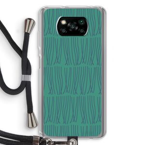 Swirls: Xiaomi Poco X3 NFC Transparant Hoesje met koord