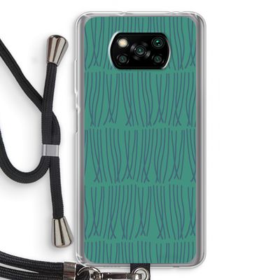 Swirls: Xiaomi Poco X3 NFC Transparant Hoesje met koord